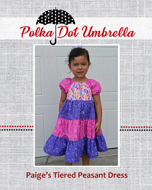 Paige's Tiered Peasant Dress for Kids