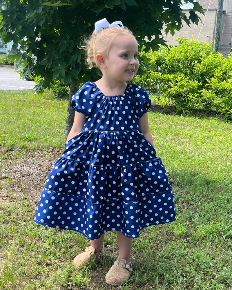 Paige's Tiered Peasant Dress for Kids