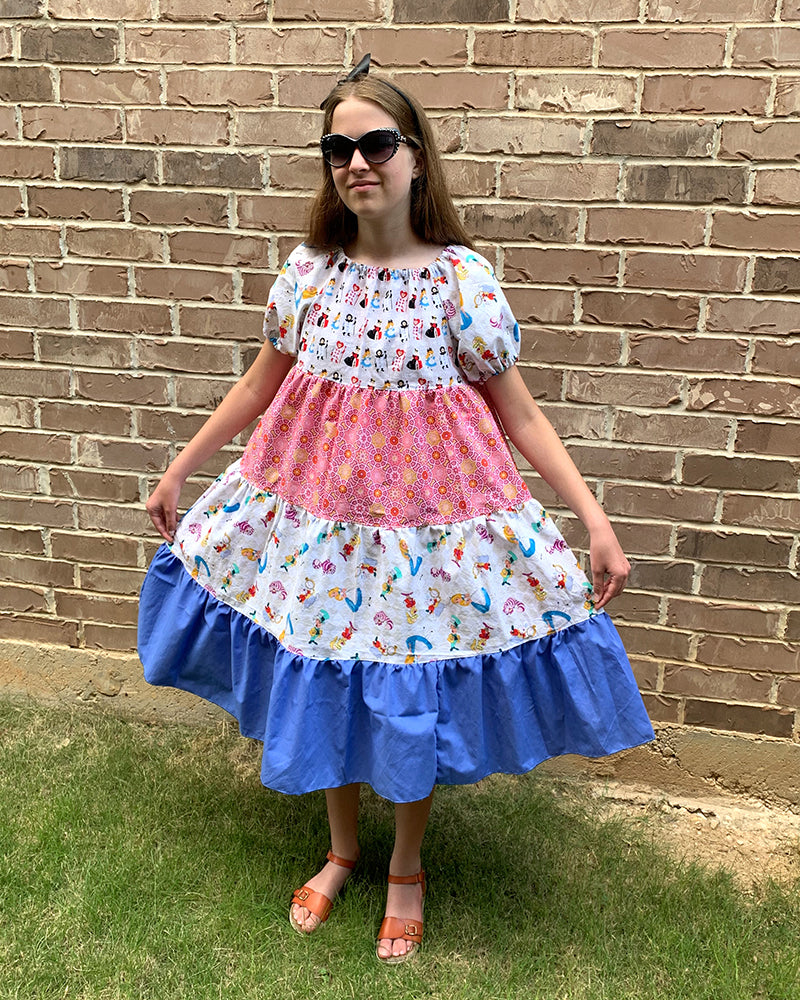 Paige's Tiered Peasant Dress for Kids