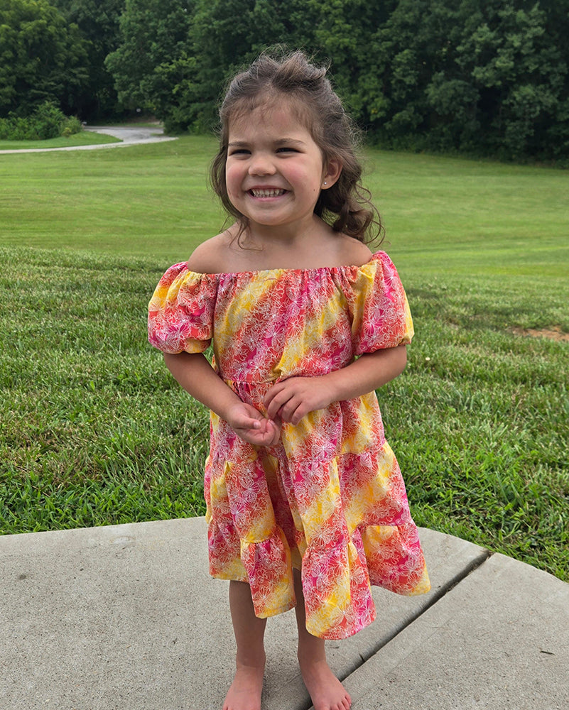 Paige's Tiered Peasant Dress for Kids