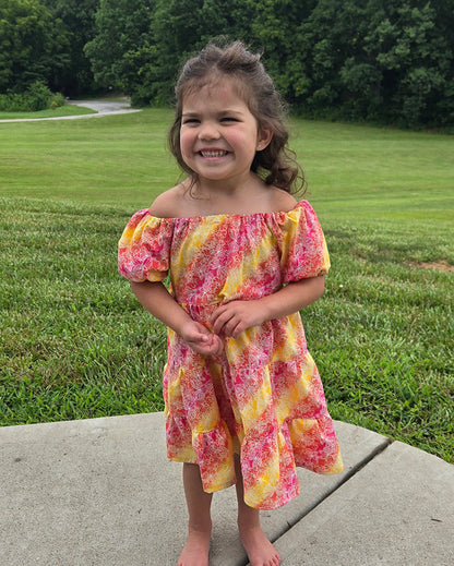 Paige's Tiered Peasant Dress for Kids