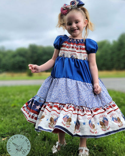 Paige's Tiered Peasant Dress for Kids