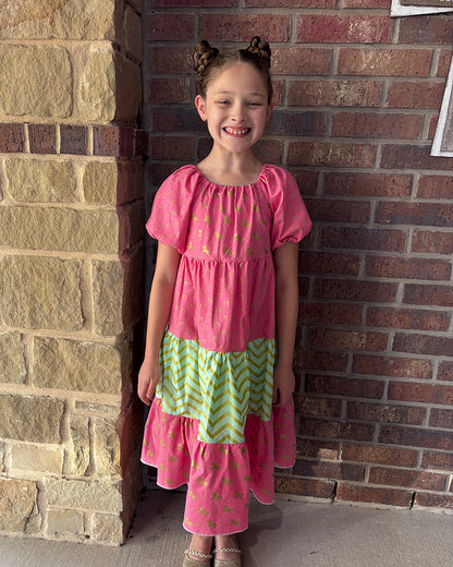 Paige's Tiered Peasant Dress for Kids