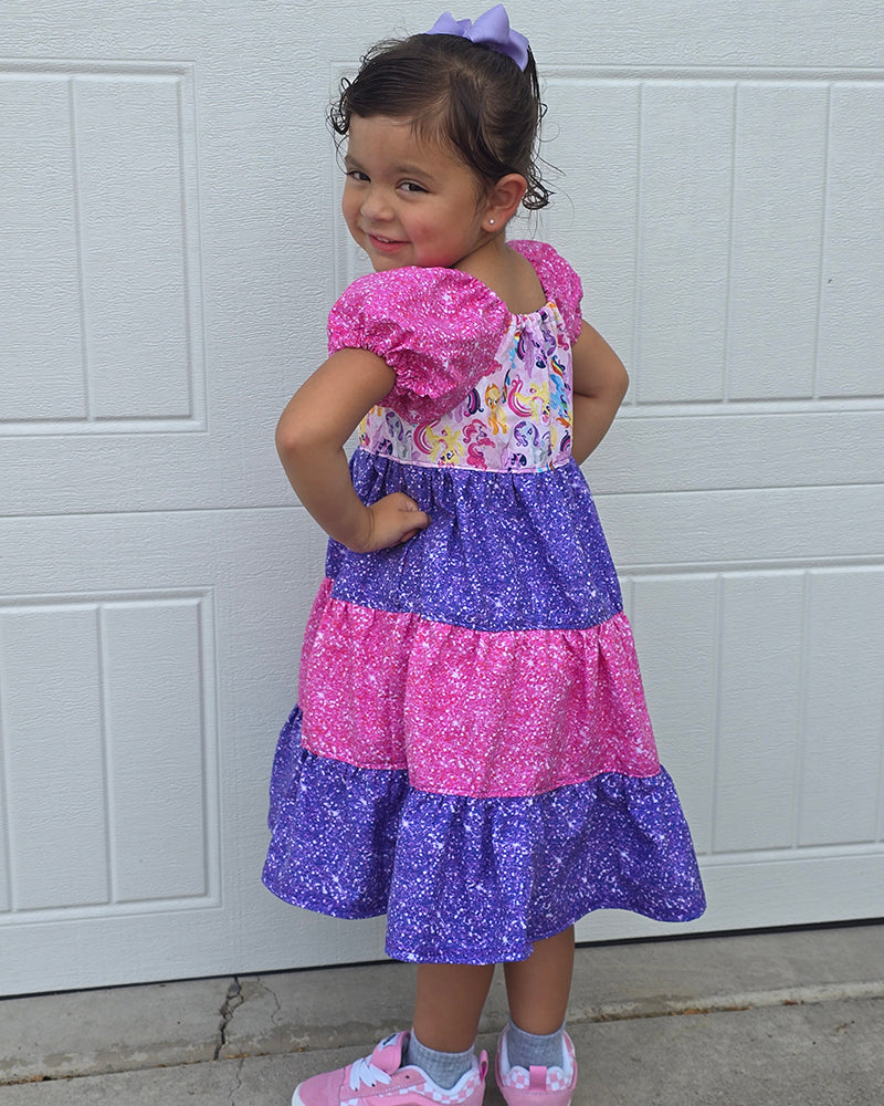Paige's Tiered Peasant Dress for Kids