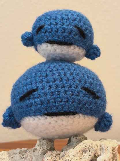 Double Whale Combo: Samson and Whalen Amigurumi Crochet Pattern