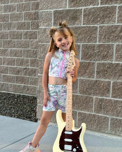 Ramsey's Crop Top & Shorts Set for Kids