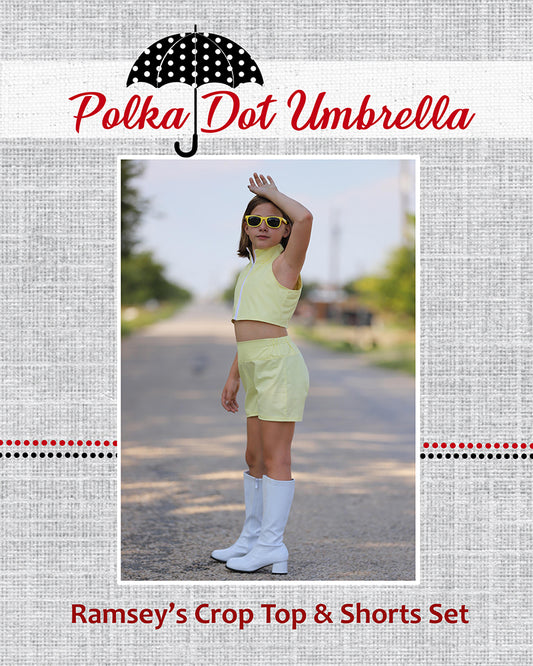 Ramsey's Crop Top & Shorts Set for Kids