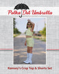 Ramsey's Crop Top & Shorts Set for Kids