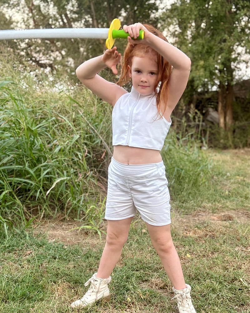 Ramsey's Crop Top & Shorts Set for Kids