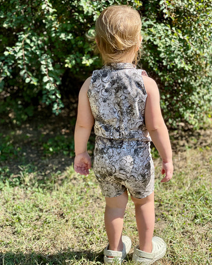 Ramsey's Crop Top & Shorts Set for Kids