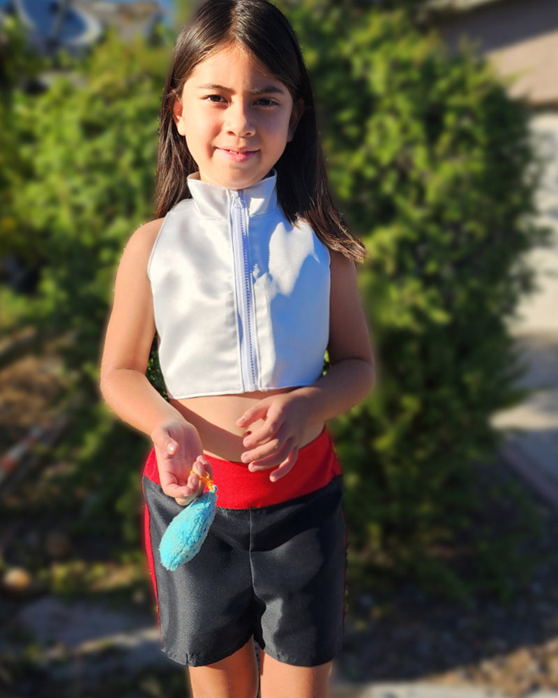 Ramsey's Crop Top & Shorts Set for Kids