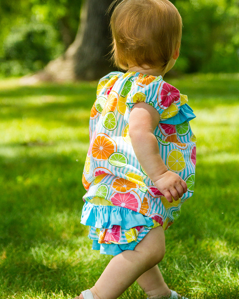 Sadie's Peasant Dress & Diaper Cover for Babies