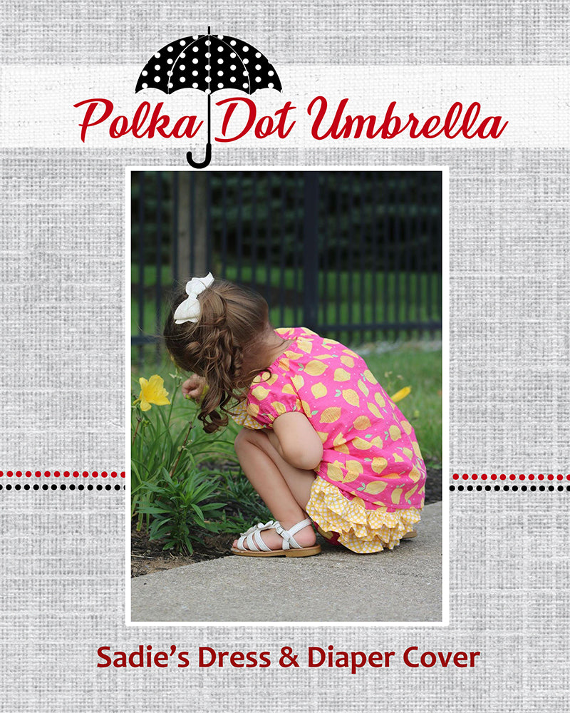 Sadie's Peasant Dress & Diaper Cover for Babies