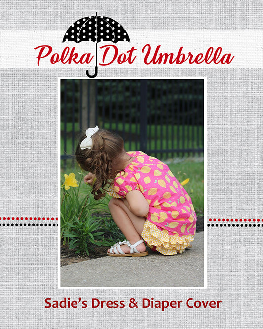 Sadie's Peasant Dress & Diaper Cover for Babies