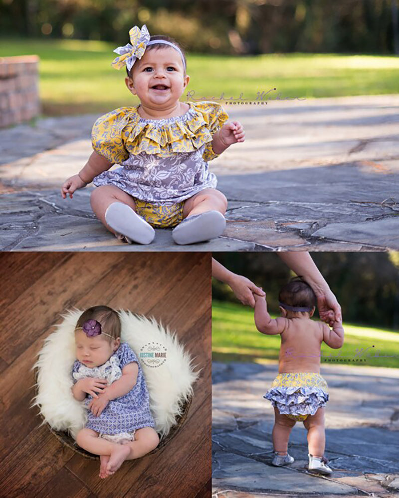Sadie's Peasant Dress & Diaper Cover for Babies