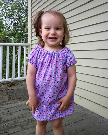 Sadie's Peasant Dress & Diaper Cover for Babies