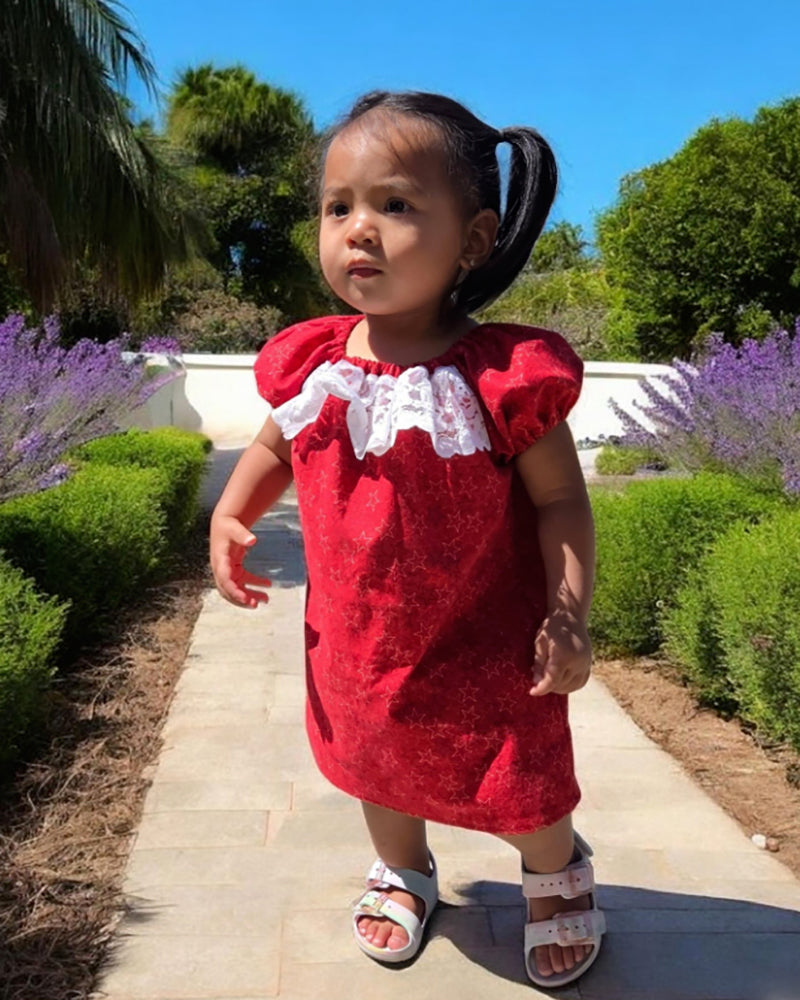 Sadie's Peasant Dress & Diaper Cover for Babies