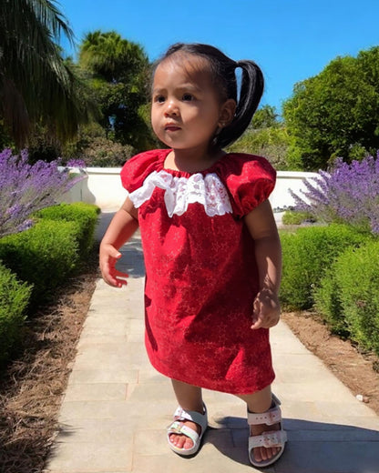 Sadie's Peasant Dress & Diaper Cover for Babies