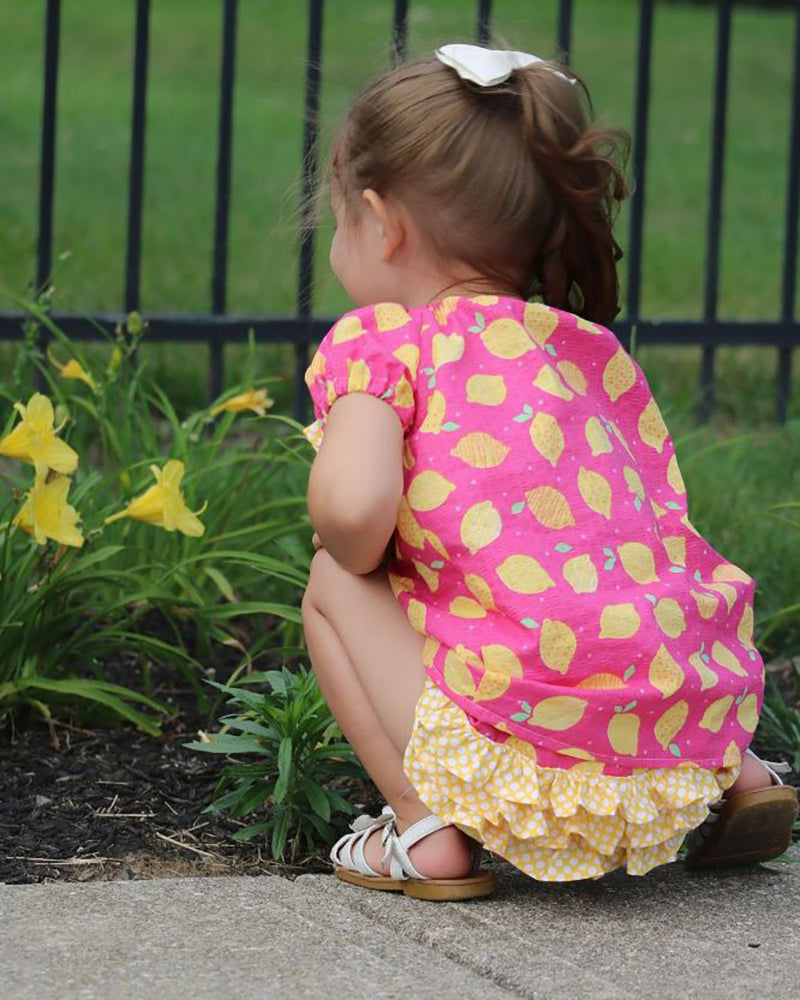 Sadie's Peasant Dress & Diaper Cover for Babies