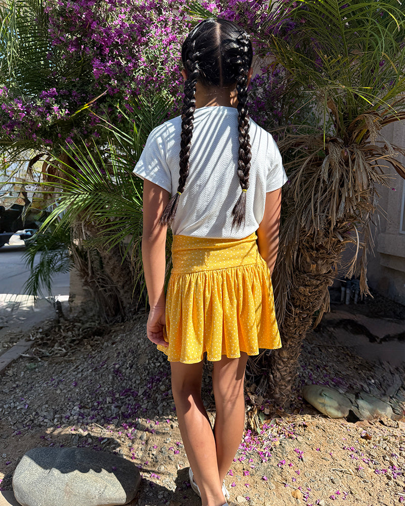 Serena's Knit Skirt and Shirt Set for Kids