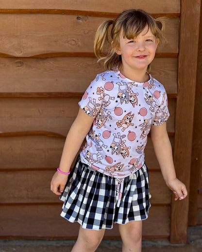 Serena's Knit Skirt and Shirt Set for Kids