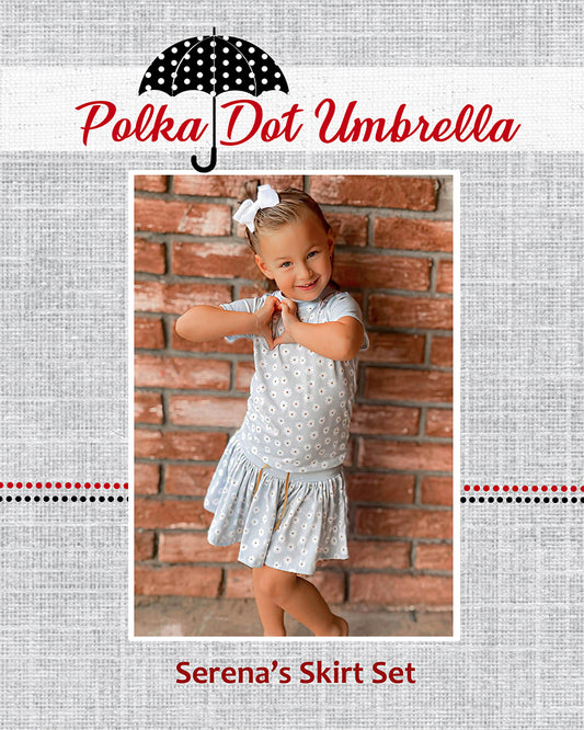 Serena's Knit Skirt and Shirt Set for Kids