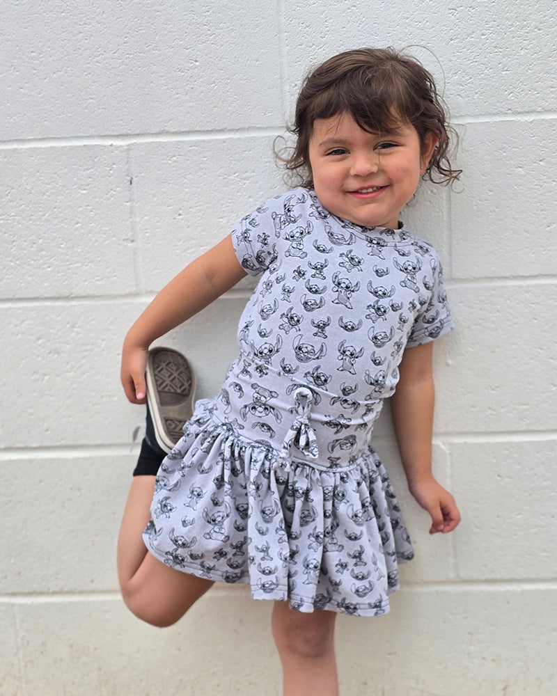 Serena's Knit Skirt and Shirt Set for Kids
