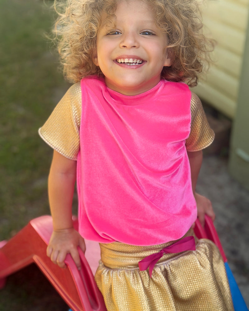 Serena's Knit Skirt and Shirt Set for Kids