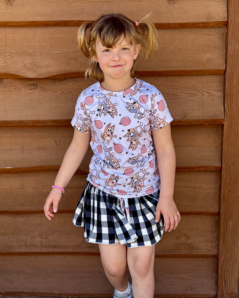 Serena's Knit Skirt and Shirt Set for Kids