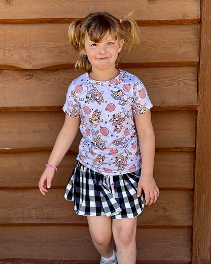 Serena's Knit Skirt and Shirt Set for Kids