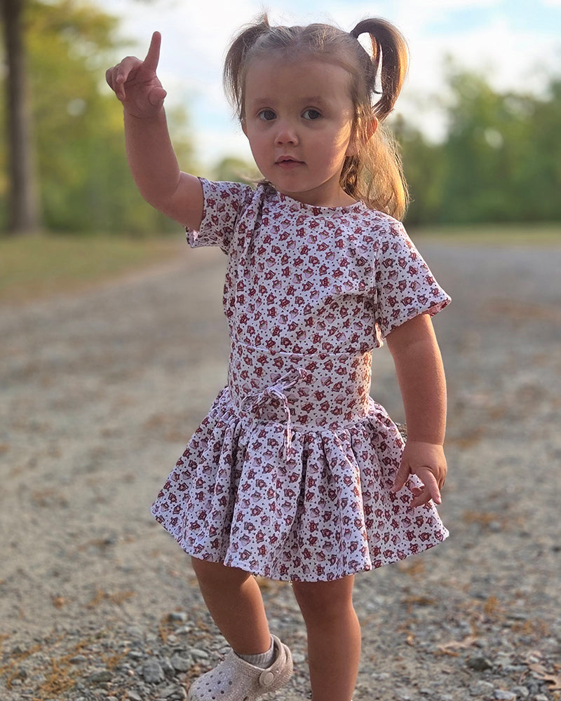 Serena's Knit Skirt and Shirt Set for Kids