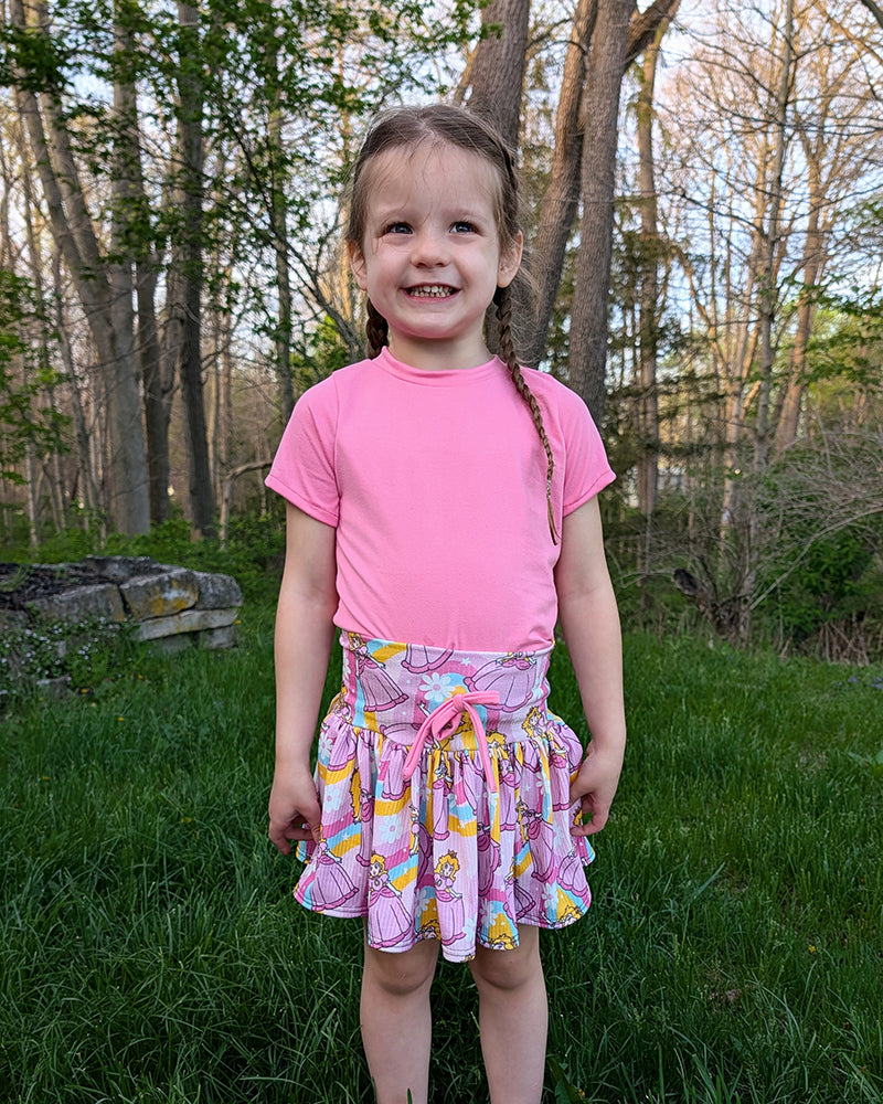 Serena's Knit Skirt and Shirt Set for Kids