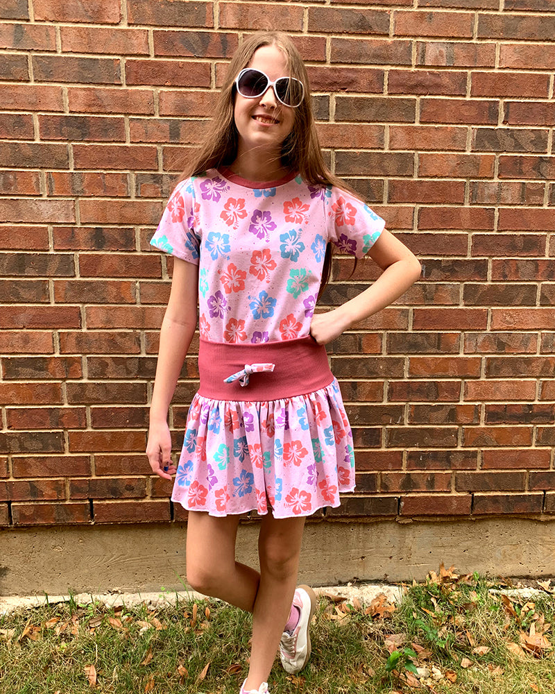 Serena's Knit Skirt and Shirt Set for Kids