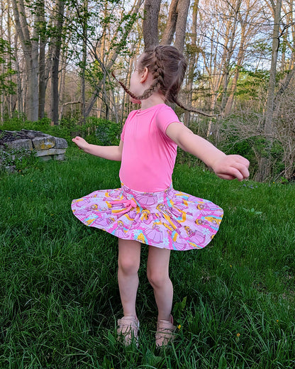 Serena's Knit Skirt and Shirt Set for Kids